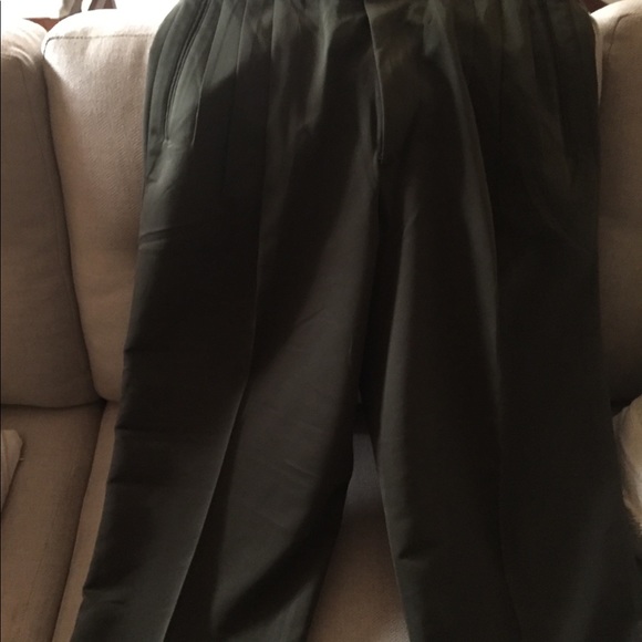Slate dark green men’s slacks - Picture 4 of 8